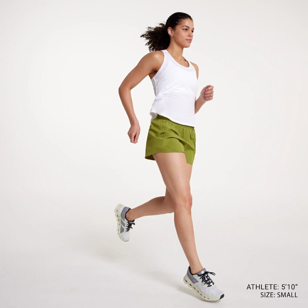 NWT CALIA Relaxed Mid Rise Infinity Green Running Shorts - Picture 6 of 7